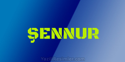 ŞENNUR