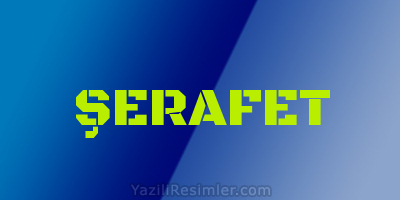 ŞERAFET