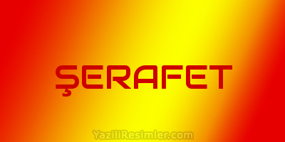 ŞERAFET