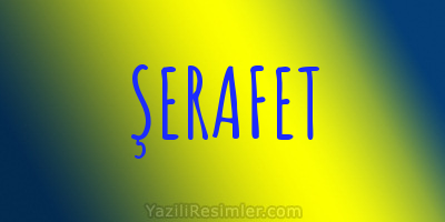 ŞERAFET