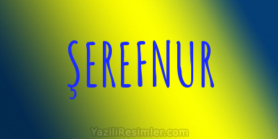 ŞEREFNUR