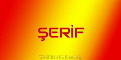 ŞERİF