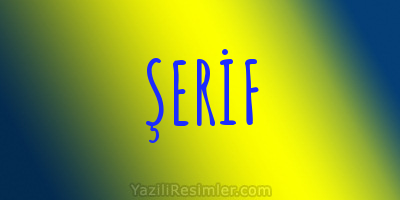 ŞERİF