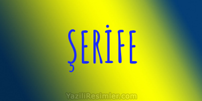 ŞERİFE