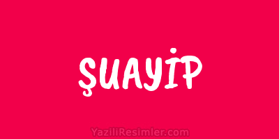 ŞUAYİP