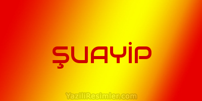 ŞUAYİP