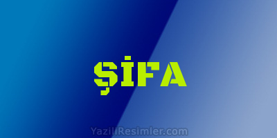 ŞİFA