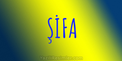 ŞİFA