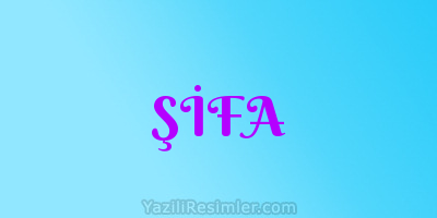 ŞİFA