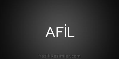 AFİL