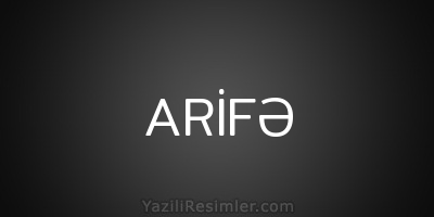 ARİFƏ