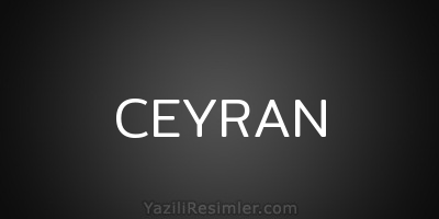 CEYRAN