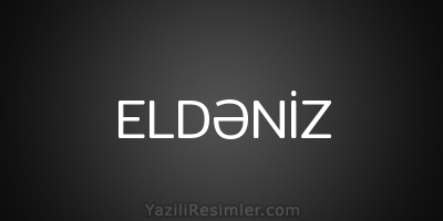 ELDƏNİZ