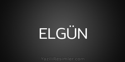 ELGÜN