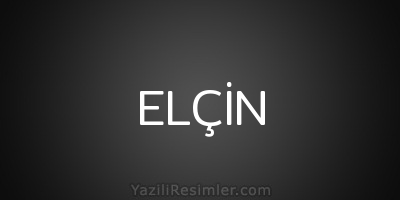 ELÇİN