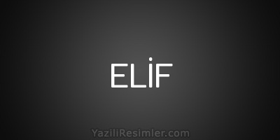 ELİF