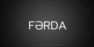 FƏRDA