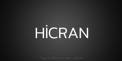 HİCRAN