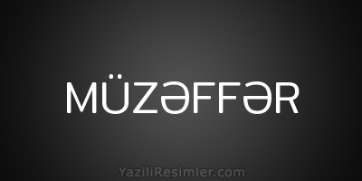 MÜZƏFFƏR