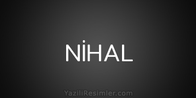 NİHAL