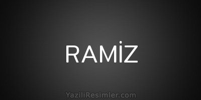 RAMİZ