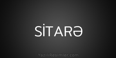 SİTARƏ