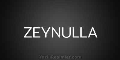 ZEYNULLA