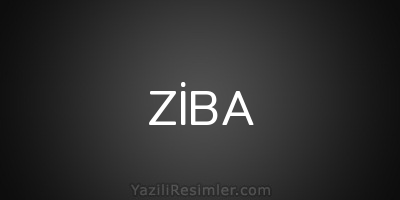 ZİBA