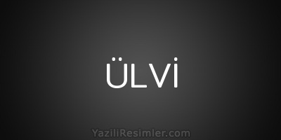 ÜLVİ