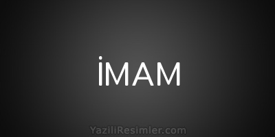 İMAM