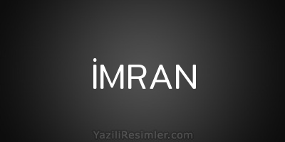 İMRAN