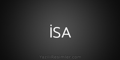 İSA