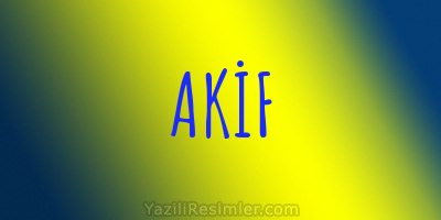 AKİF