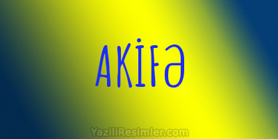 AKİFƏ