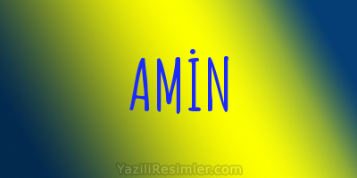 AMİN