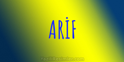 ARİF