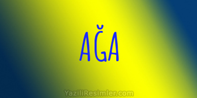 AĞA