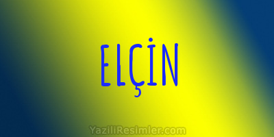 ELÇİN