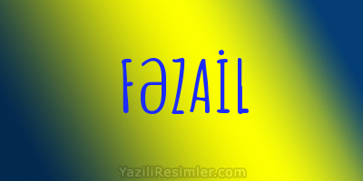 FƏZAİL