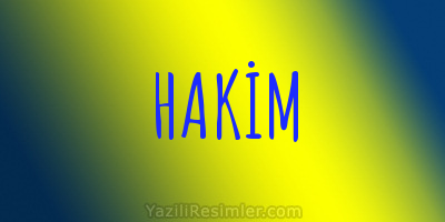 HAKİM