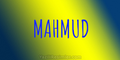 MAHMUD