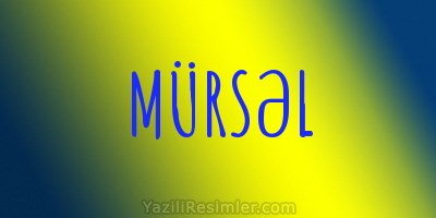 MÜRSƏL