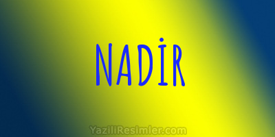 NADİR