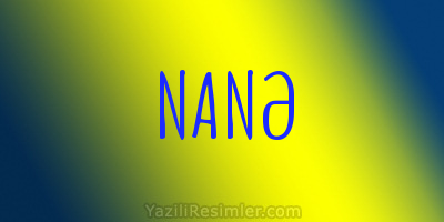 NANƏ