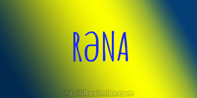 RƏNA