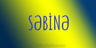 SƏBİNƏ