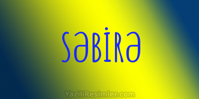 SƏBİRƏ