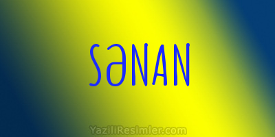 SƏNAN