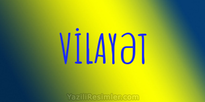 VİLAYƏT