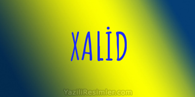 XALİD